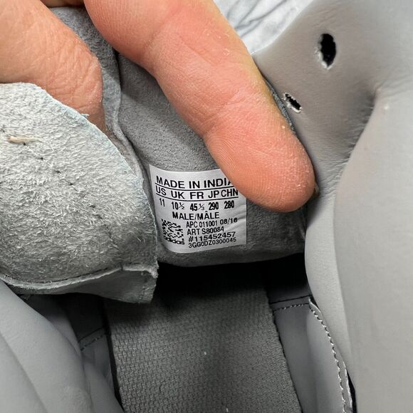 Adidas Tubular Instinct Mens 11 Gray Suede Lace Up High Top Athletic Shoe S80084 - Picture 11 of 13